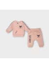 Baby Marka Baskılı Armay Desen İkili Takım Unisex 6-24 Ay