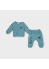 Baby Marka Baskılı Armay Desen İkili Takım Unisex 6-24 Ay