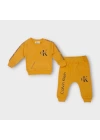 Baby Marka Baskılı Kelvin Desen İkili Takım Unisex 6-24 Ay