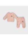 Baby Marka Baskılı Kelvin Desen İkili Takım Unisex 6-24 Ay