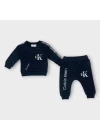 Baby Marka Baskılı Kelvin Desen İkili Takım Unisex 6-24 Ay