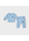 Baby Marka Baskılı Kelvin Desen İkili Takım Unisex 6-24 Ay