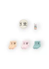 Baby Marka Addas Desen Çorap Set Unisex 0-6 AY 3 Lü Set