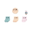 Baby Marka Nke Desen Çorap Set Unisex 0-6 AY 3 Lü Set