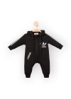 Baby Marka Addas Desen Kapşonlu Tulum Unisex 6-24 Ay