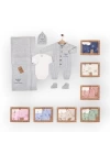 Baby Marka Armay Desen Triko Set Unisex 0-6 Ay