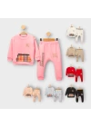 Baby Marka Baskılı Borberi Desen İkili Takım Unisex 6-24 Ay