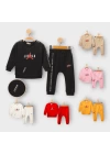 Baby Marka Baskılı Jrdon Desen İkili Takım Unisex 6-24 Ay