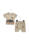Baby Marka Borberi Desen İnterlok Şortlu İkili Takım Unisex 6-24 Ay