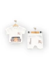 Baby Marka Borberi Desen İnterlok Şortlu İkili Takım Unisex 6-24 Ay