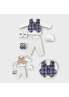 Baby Marka Borberi Desen Mevlütlük Set Unisex 0-6 Ay