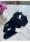 Baby Marka Bossa Desen Bisiklet Yaka İkili Takım Unisex 1-5 Yaş