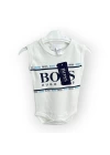 Baby Marka Bossa Desen Çıtçıtlı Kolsuz Bady Unisex 6-24 Ay
