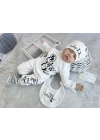 Baby Marka Doory Desen Beşli Set Unisex 0-6 Ay