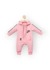 Baby Marka Nke Desen Kapşonlu Tulum Unisex 6-24 Ay