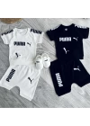 Baby Marka Pummy Desen İnterlok Şortlu İkili Takım Unisex 6-24 Ay