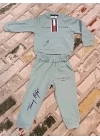 Baby Marka Tomm Desen Bisiklet Yaka İkili Takım Unisex 1-5 Yaş