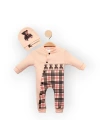 Baby Marka Tomm Desen Şapkalı Tulum Unisex 6-24 Ay