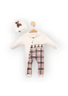 Baby Marka Tomm Desen Şapkalı Tulum Unisex 6-24 Ay
