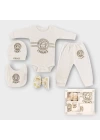 Baby Marka Versay Desen Beşli Set Unisex 0-6 Ay