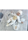 Baby Marka Versay Desen Beşli Set Unisex 0-6 Ay