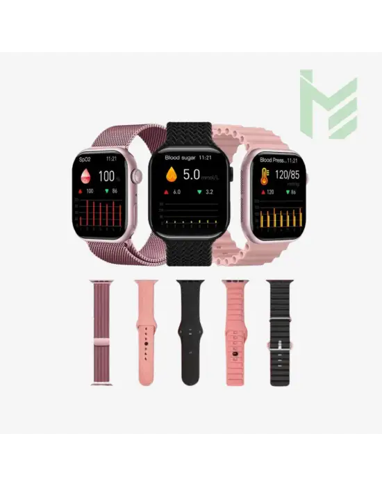 5 Kordonlu Series 10 Mini Akıllı Saat