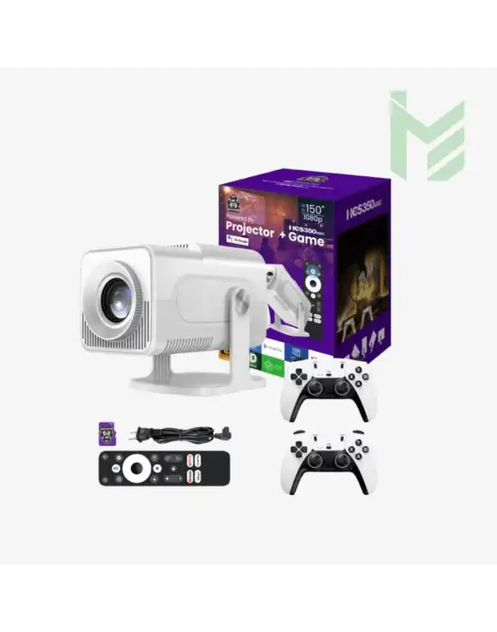 Çift Kollu Oyunlu Android 4K Projeksiyon