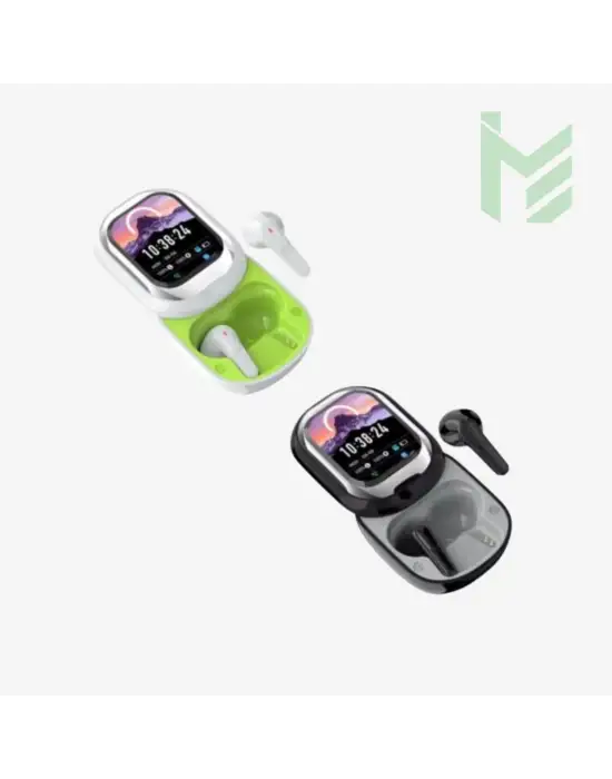 Dijital Ekranlı Dokunmatik Kızaklı Bluetooth Kulaklık