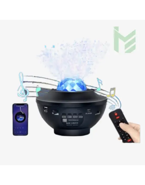 Disco Lazer Aydınlatmalı Bluetooth Hoparlörlü Projektör