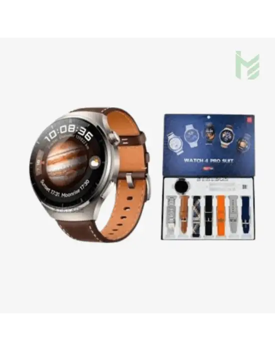 Watch 4 Pro Suit - 7 Kordonlu Smart Watch Akıllı Saat
