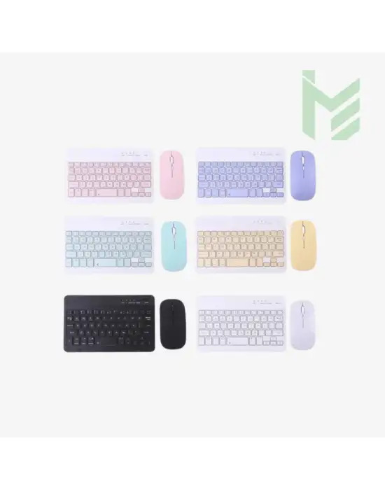 Wifi Taşınılabilir Şarjlı Mouse Klavye Set