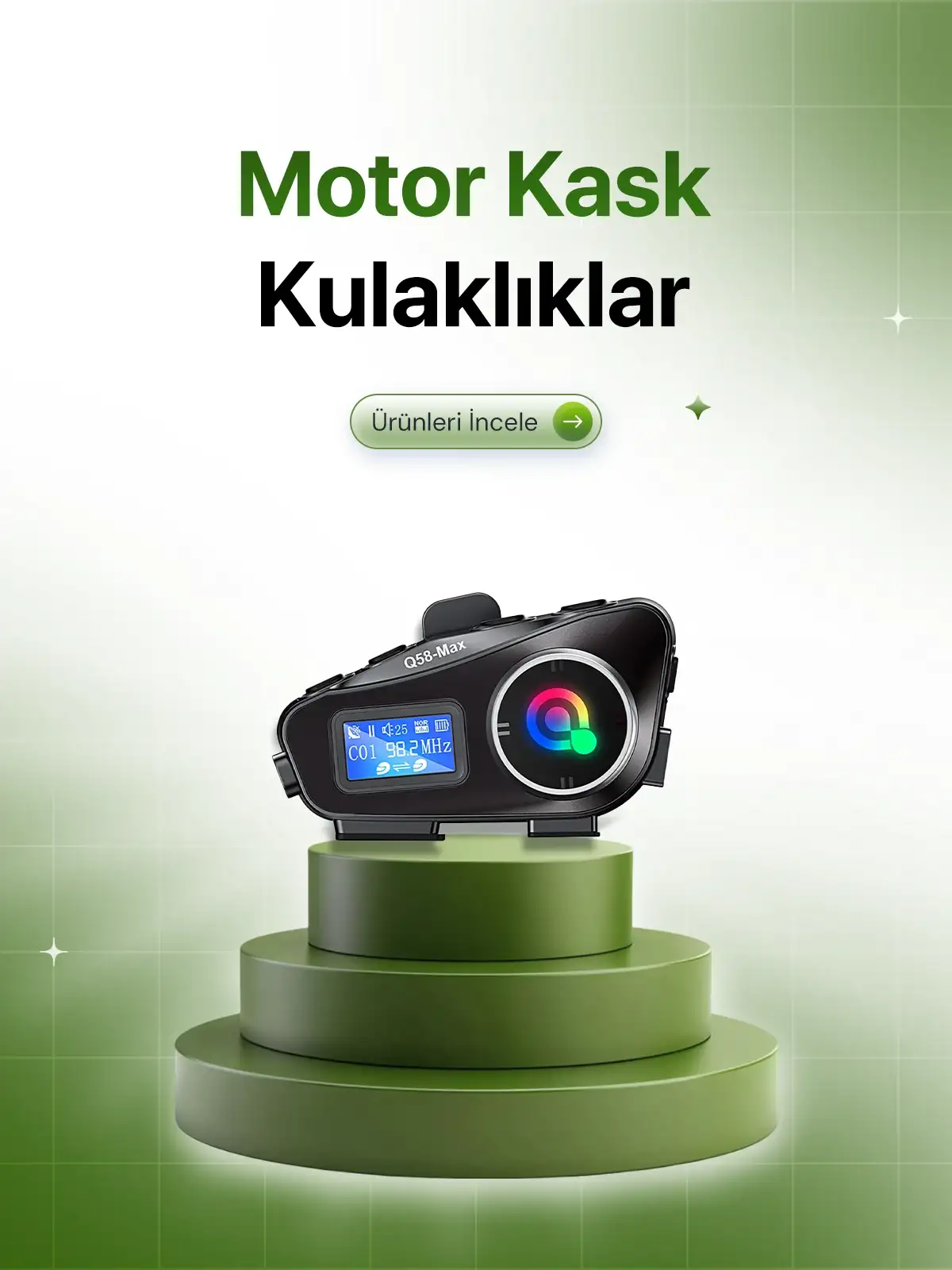 Motor Kask Kulaklıkları