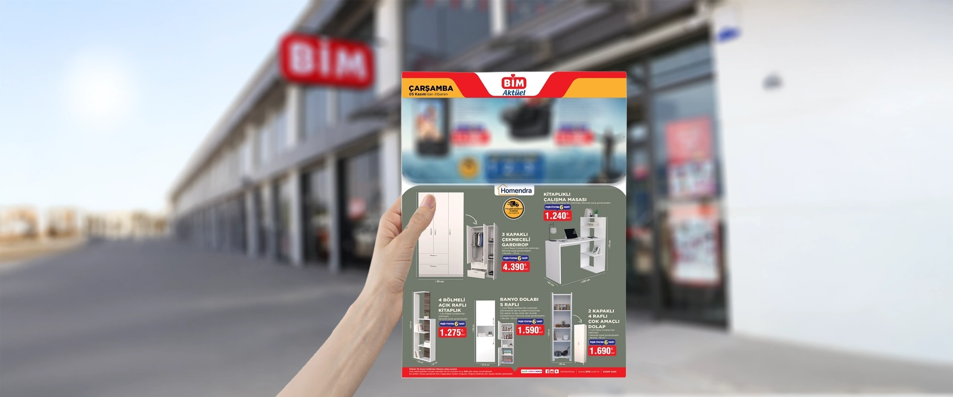 Homendra Tüm Bim Mağazalarında