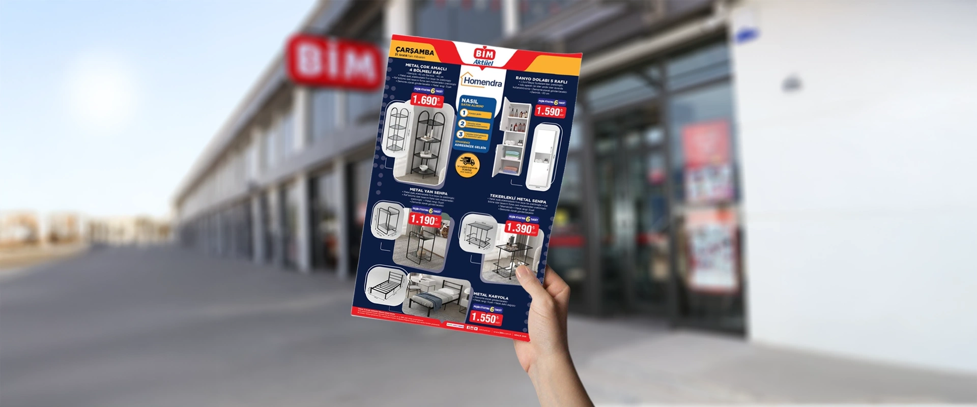 Homendra Tüm Bim Mağazalarında