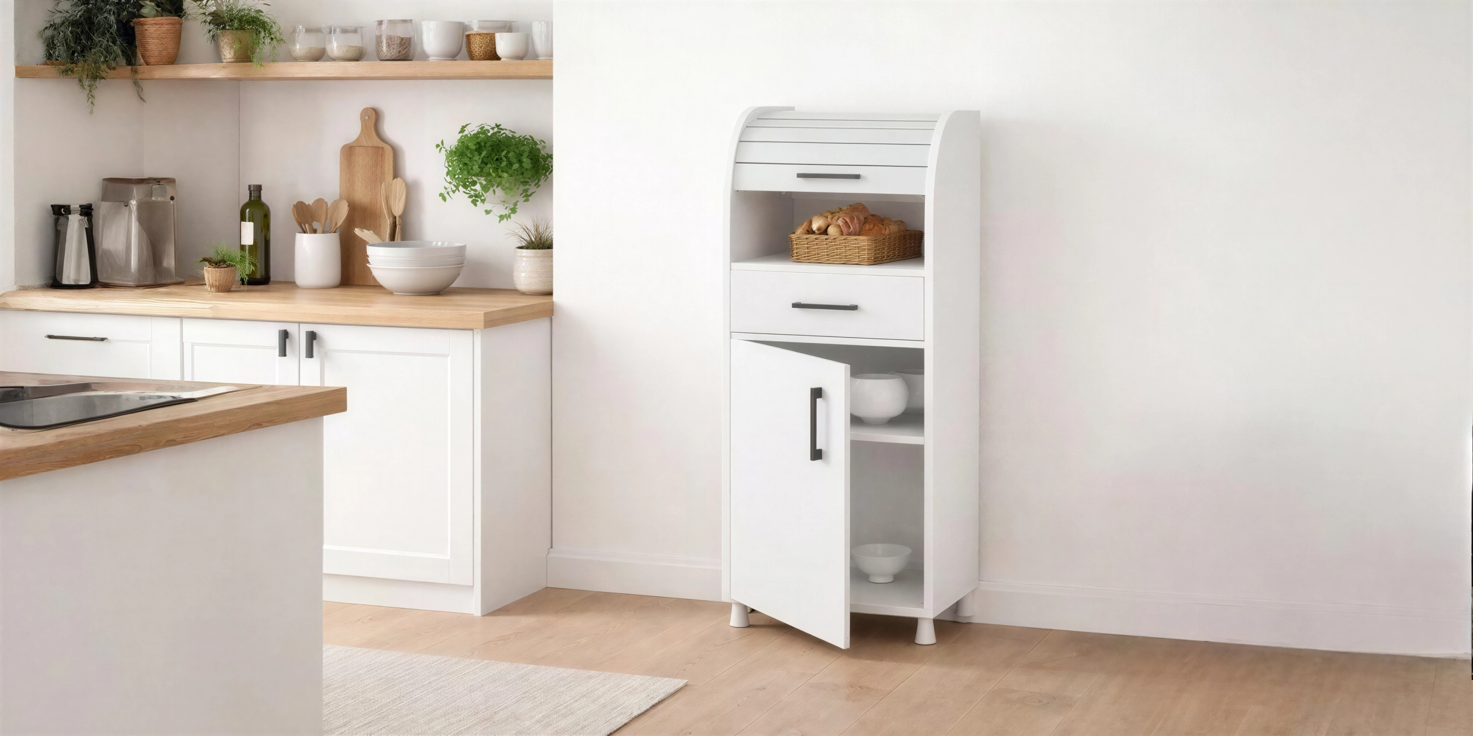 Ekmeklikli Mutfak Dolabı ile Mutfağınızda Düzen ve Şıklığı Bir Araya Getirin