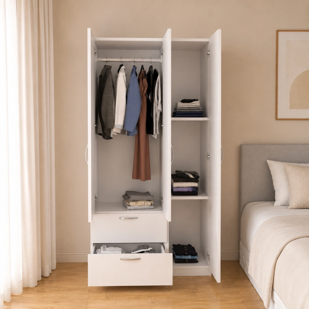 Homendra 3 Kapaklı Gardrop
