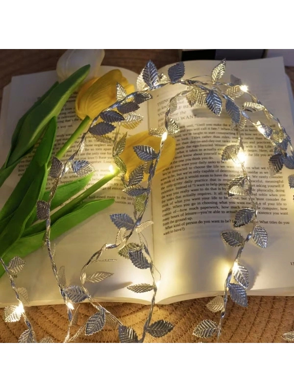3 Metre Yaldızlı Gümüş LED Işık
