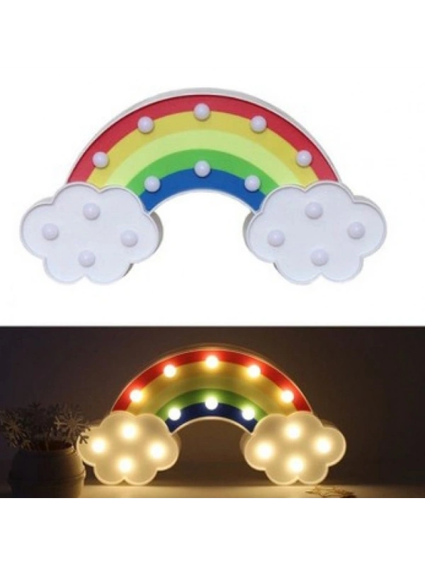 Led Işıklı Gökkuşağı Gece Lambası