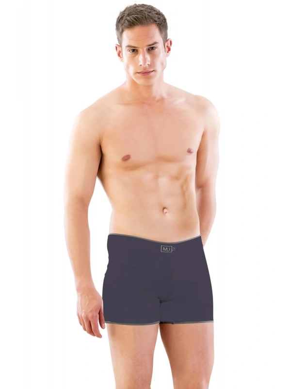 Seraviax Antrasit MI Emay 2108 Seamless uzun Erkek Boxer