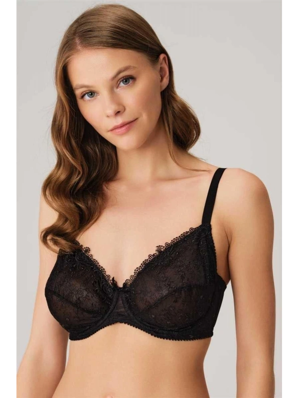 Seraviax Balenli Desteksiz Dolgusuz Toparlayıcı Dantelli Küçültücü Sütyen