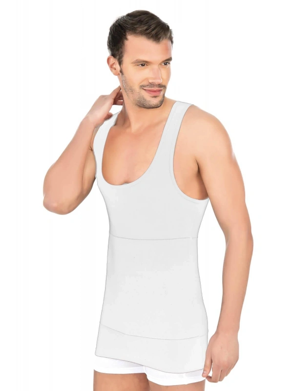 Seraviax Beyaz MI Emay 1400 Modal Cotton Erkek Atlet Korse