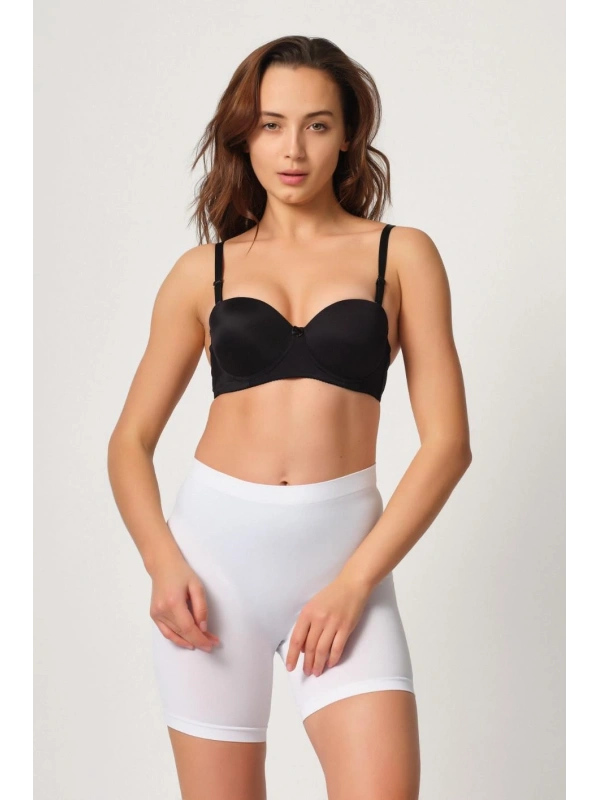 Seraviax Beyaz MI Emay 3003 Soft Paçalı Boxer