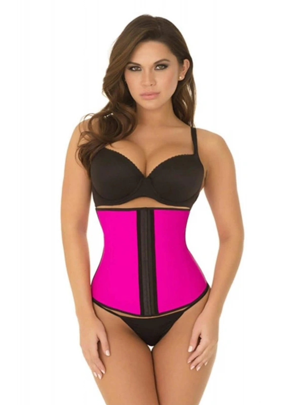 Seraviax Pembe MI 9161 Terletici Agraflı Bel Korse