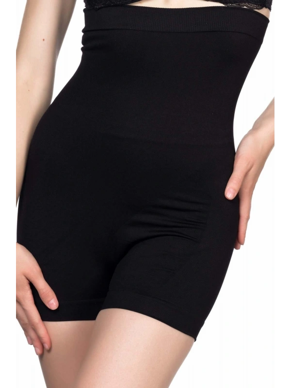 Seraviax Siyah MI Emay 2047 Yüksek Bel Boxer Korse