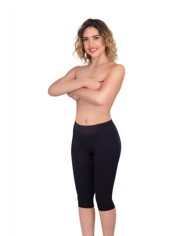 Seraviax Siyah MI Emay 3856 Soft Kapri Tayt