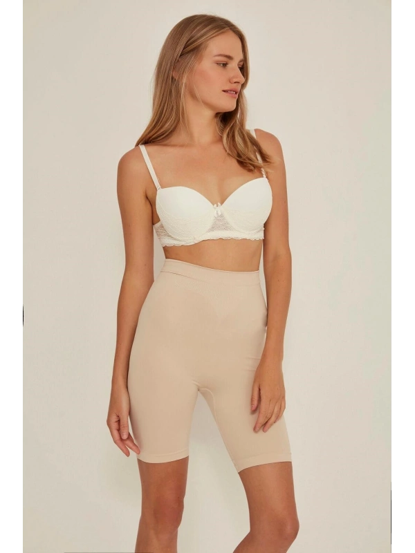Seraviax Ten MI Emay 3005 Soft Uzun Paçalı Boxer Korse