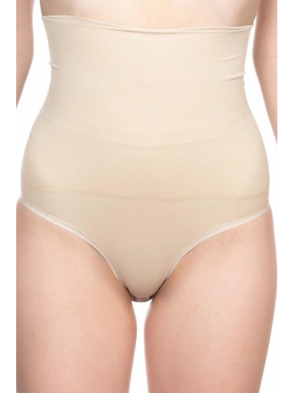 Ten Double Yüksek Bel Çıtçıtlı Slip Korse