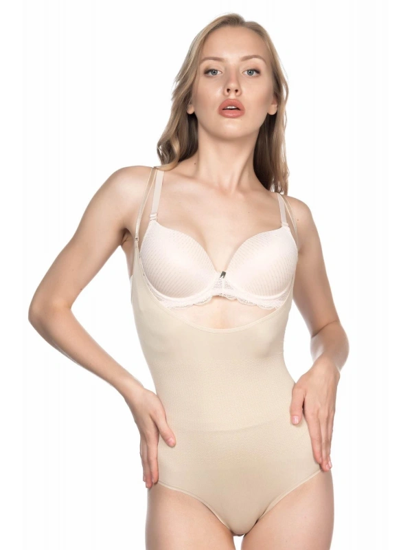 Ten Göğsü Açık Body Korse