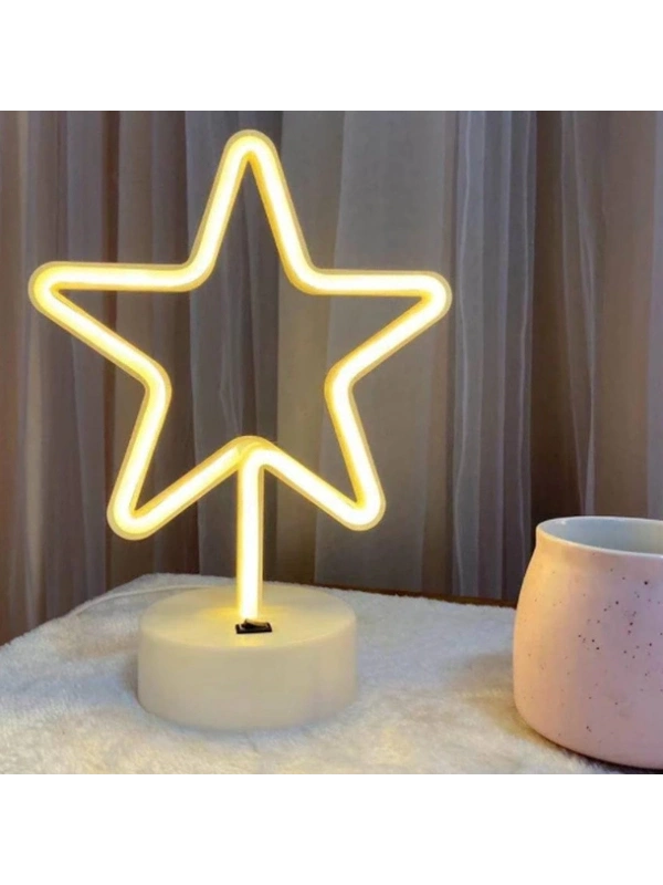 Yıldız Neon LED Lamba