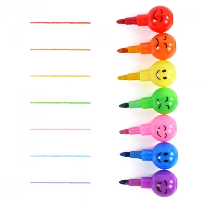 4lü Emojili Yumurtlayan Boya Kalemi Seti